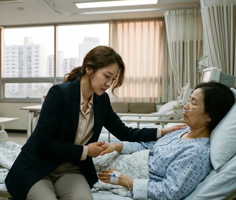 병원에서 부모님을 간병하는 30대 직장인 여성의 개인회생 성공 사례